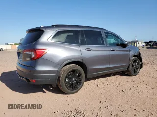 2021 Honda Pilot Special Edition with VIN 5FNYF6H21MB100996, listed as a Copart auction lot 60644935 with 39,298 mi miles and Salvage title. Bid and sale history available at DreamBid. Image 3.