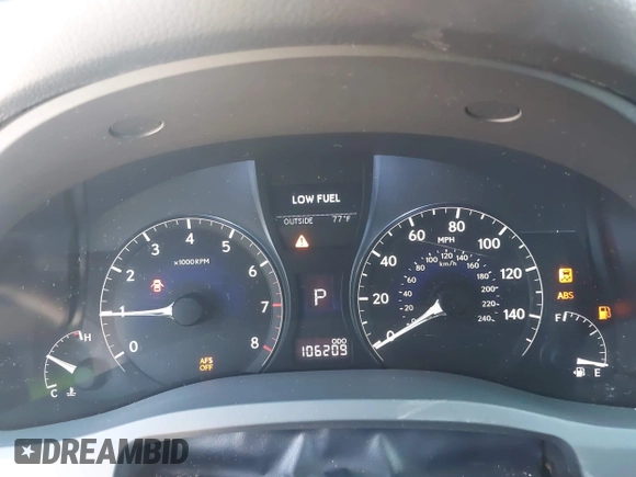 2012 Lexus RX 350 with VIN 2T2BK1BA0CC130560, listed as a IAAI auction lot 41973072 with 106,209 mi miles. Bid and sale history available at carsss.com. Image 7.
