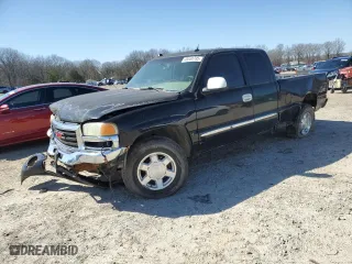 2004 GMC Sierra 1500 SLT with VIN 2GTEK19T241274796, listed as a Copart auction lot 48569795 with 337,179 mi miles and Salvage Title. Bid and sale history available at carsss.com. Image 1.