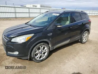 2015 Ford Escape Titanium with VIN 1FMCU0J91FUC21344, listed as a Copart auction lot 50592785 with 161,667 mi miles and Clean Title. Bid and sale history available at carsss.com. Image 1.