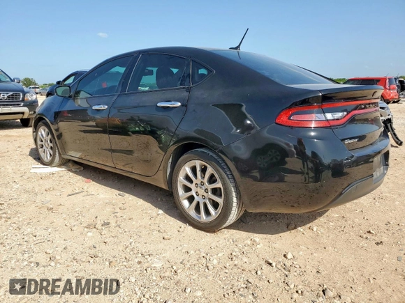 2013 Dodge Dart Limited with VIN 1C3CDFCA3DD320120, listed as a Copart auction lot 61642285 with 153,607 mi miles and Salvage title. Bid and sale history available at DreamBid. Image 2.