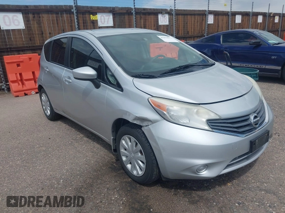 2015 Nissan Note SV with VIN 3N1CE2CP8FL398348, listed as a IAAI auction lot 42459572 with 148,067 mi miles and . Bid and sale history available at DreamBid. Image 1.