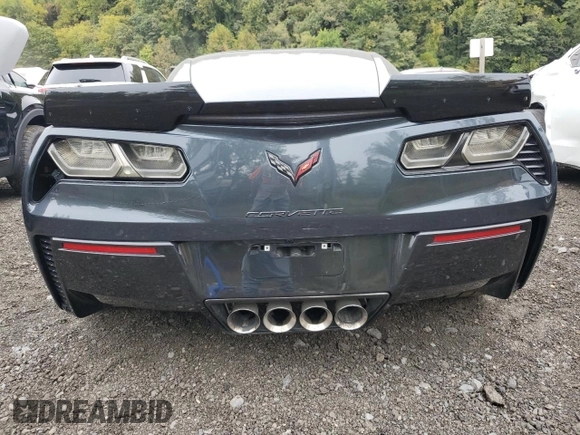 2019 Chevrolet Corvette Z06 2LZ with VIN 1G1YS2D65K5604990, listed as a Copart auction lot 72580304 with 15,582 mi miles and Salvage Title. Bid and sale history available at carsss.com. Image 6.