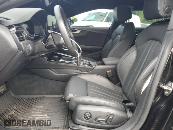 2021 Audi A5 Sportback S line Premium Plus with VIN WAUFACF54MA010958, listed as a Copart auction lot 64540933 with 28,402 mi miles. Bid and sale history available at carsss.com. Image 7.
