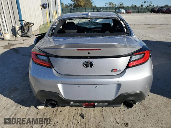 2023 Toyota GR86 Premium with VIN JF1ZNBF16P8760181, listed as a Copart auction lot 73786154 with 5,630 mi miles and Salvage Title. Bid and sale history available at carsss.com. Image 6.