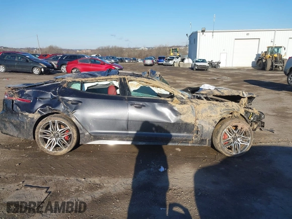 2022 Kia Stinger GT1 with VIN KNAE45LCXN6102128, listed as a IAAI auction lot 41580484 with Not Provided miles and . Bid and sale history available at DreamBid. Image 12.