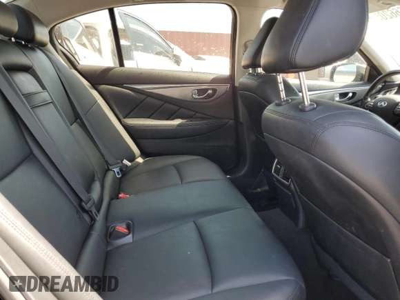 2015 Infiniti Q50 Premium with VIN JN1BV7AP3FM342903, listed as a Copart auction lot 56662055 with 124,154 mi miles and Salvage title. Bid and sale history available at DreamBid. Image 10.