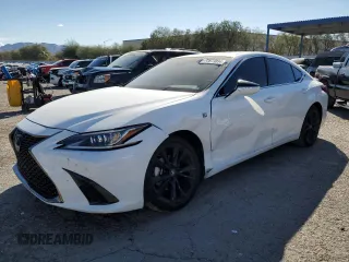 2023 Lexus ES with VIN 58AJZ1B17PU141581, listed as a Copart auction lot 77873054 with 21,780 mi miles and Salvage Title. Bid and sale history available at carsss.com. Image 1.