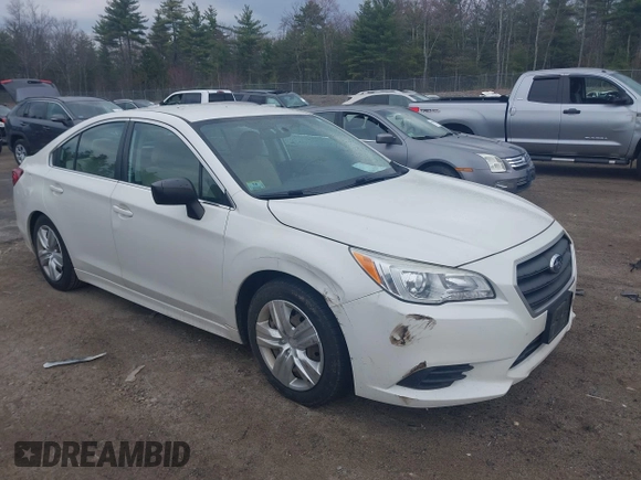 2015 Subaru Legacy 2.5i with VIN 4S3BNAA69F3032911, listed as a IAAI auction lot 42123910 with 216,391 mi miles. Bid and sale history available at carsss.com. Image 1.