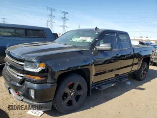 2017 Chevrolet Silverado 1500 LT with VIN 1GCVKREC6HZ345662, listed as a Copart auction lot 53331815 with 121,081 mi miles and Salvage Title. Bid and sale history available at DreamBid. Image 1.