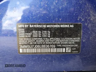 2020 BMW 3 Series M340i with VIN 3MW5U7J06L8B36769, listed as a Copart auction lot 68188424 with 0 mi miles and Salvage Title. Bid and sale history available at carsss.com. Image 13.