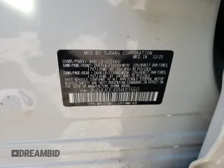 2024 Subaru Forester Premium z VIN JF2SKADC4RH481660, wystawiony jako Copart lot #54402965 z przebiegiem 4 736 mil mil oraz Szkoda całkowita • Salvage title. Historia ofert i sprzedaży dostępna na DreamBid. Obrazek 14.