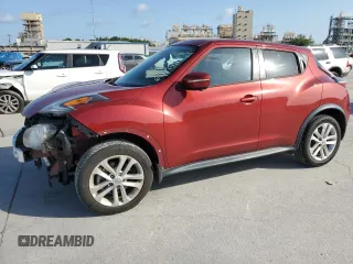 2016 Nissan Juke S with VIN JN8AF5MR7GT606188, listed as a Copart auction lot 61171925 with 140,640 mi miles and Salvage title. Bid and sale history available at DreamBid. Image 1.