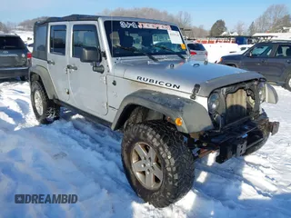 2008 Jeep Wrangler Unlimited Rubicon with VIN 1J4GA69198L615547, listed as a IAAI auction lot 41351138 with 213,487 mi miles and . Bid and sale history available at DreamBid. Image 1.