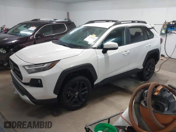 2023 Toyota RAV4 Adventure with VIN 2T3J1RFV6PW369380, listed as a IAAI auction lot 41708126 with 33,683 mi miles. Bid and sale history available at carsss.com. Image 19.