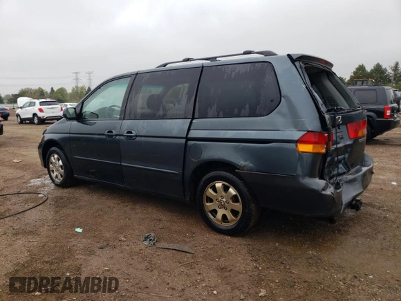 2004 Honda Odyssey EX-L z VIN 5FNRL18924B040028, wystawiony jako Copart lot #55338715 z przebiegiem 242 055 mil mil oraz Szkoda całkowita • Salvage title. Historia ofert i sprzedaży dostępna na DreamBid. Obrazek 2.