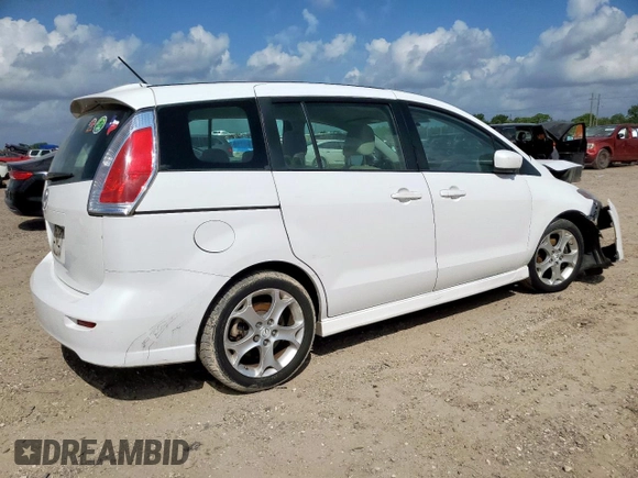 2010 Mazda 5 Sport with VIN JM1CR2W35A0381300, listed as a Copart auction lot 61873705 with Not provided miles and Salvage title. Bid and sale history available at DreamBid. Image 3.