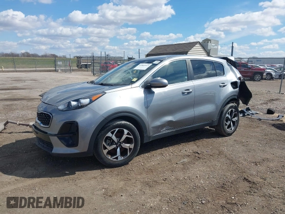 2021 Kia Sportage LX with VIN KNDPM3AC5M7894507, listed as a IAAI auction lot 41885913 with 92,035 mi miles. Bid and sale history available at carsss.com. Image 16.