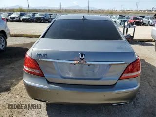 2013 Hyundai Equus Signature with VIN KMHGH4JH4DU058836, listed as a Copart auction lot 51837815 with 112,093 mi miles and Salvage Title. Bid and sale history available at DreamBid. Image 6.