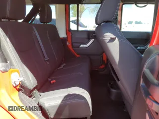 2018 Jeep Wrangler Unlimited Sahara with VIN 1C4HJWEG0JL923216, listed as a Copart auction lot 53347605 with 129,843 mi miles and Salvage title. Bid and sale history available at DreamBid. Image 11.