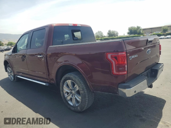 2015 Ford F-150 XL with VIN 1FTEW1CF8FKE77315, listed as a Copart auction lot 57329055 with 138,552 mi miles and Salvage title. Bid and sale history available at DreamBid. Image 2.