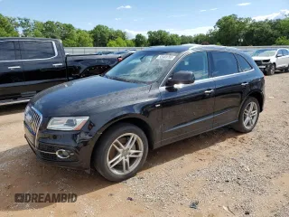 2017 Audi Q5 Premium Plus with VIN WA1D7AFP1HA055614, listed as a Copart auction lot 55909765 with 166,574 mi miles and Salvage title. Bid and sale history available at DreamBid. Image 1.