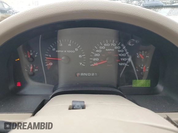 2004 Ford F-150 STX with VIN 1FTRX12W04NB71236, listed as a Copart auction lot 81882684 with 281,968 mi miles and Salvage title. Bid and sale history available at DreamBid. Image 9.