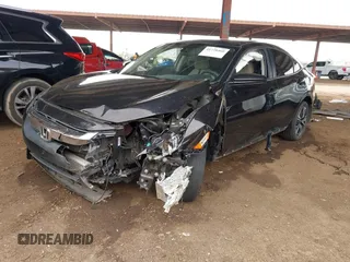 2017 Honda Civic Sedan EX-T with VIN 19XFC1F39HE028956, listed as a IAAI auction lot 41778460 with 57,216 mi miles. Bid and sale history available at carsss.com. Image 2.