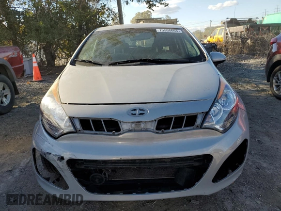 2014 Kia Rio EX with VIN KNADN5A35E6323017, listed as a Copart auction lot 75566694 with 117,996 mi miles and Salvage Title. Bid and sale history available at carsss.com. Image 5.