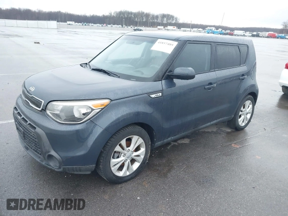 2015 Kia Soul + with VIN KNDJP3A5XF7176615, listed as a IAAI auction lot 41857489 with 107,707 mi miles and . Bid and sale history available at DreamBid. Image 2.