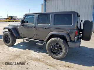 2017 Jeep Wrangler Unlimited Sahara with VIN 1C4BJWEG0HL727423, listed as a Copart auction lot 56719285 with 62,965 mi miles and Salvage title. Bid and sale history available at DreamBid. Image 2.