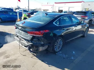 2016 Hyundai Genesis 3.8L with VIN KMHGN4JE6GU143843, listed as a IAAI auction lot 41291109 with 96,749 mi miles. Bid and sale history available at carsss.com. Image 4.