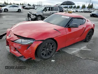 2024 Toyota Supra 3.0 with VIN WZ1DB0G08RW067779, listed as a Copart auction lot 47695915 with Not provided miles and Salvage title. Bid and sale history available at DreamBid. Image 1.