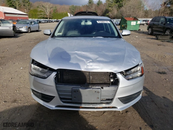 2014 Audi A4 Premium with VIN WAUDFAFL0EN017041, listed as a Copart auction lot 81590714 with 139,916 mi miles and Clean Title. Bid and sale history available at carsss.com. Image 5.