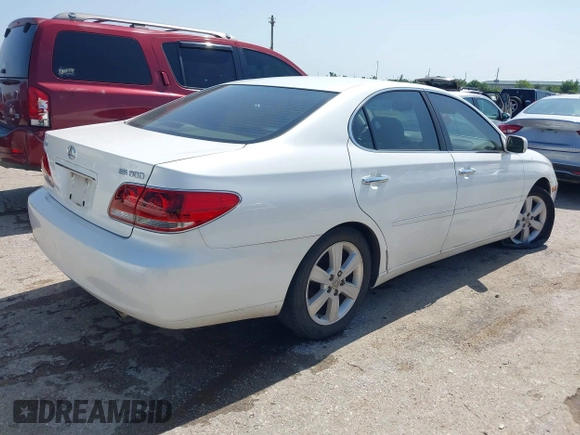 2005 Lexus ES 350 with VIN JTHBA30G655081213, listed as a IAAI auction lot 42203943 with 236,844 mi miles and . Bid and sale history available at DreamBid. Image 4.