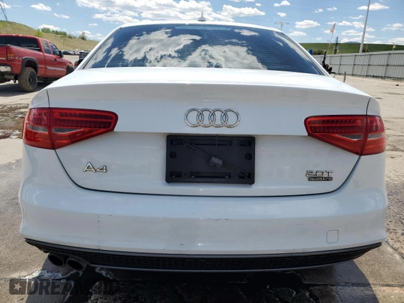 2016 Audi A4 Premium с VIN WAUBFAFL0GN018541, выставлен на аукционе Copart как лот 55672265 с пробегом 127 362 миль миль и Списание • Salvage title. История ставок и продаж доступна на DreamBid. Изображение 6.