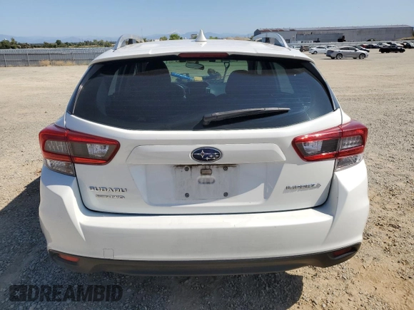 2020 Subaru Impreza Premium with VIN 4S3GTAD63L3723953, listed as a Copart auction lot 62347945 with Not provided miles and Salvage title. Bid and sale history available at DreamBid. Image 6.