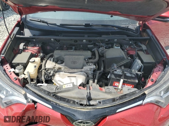 2017 Toyota RAV4 XLE with VIN JTMWFREVXHJ109184, listed as a Copart auction lot 54537185 with 58,149 mi miles and Salvage Title. Bid and sale history available at DreamBid. Image 12.
