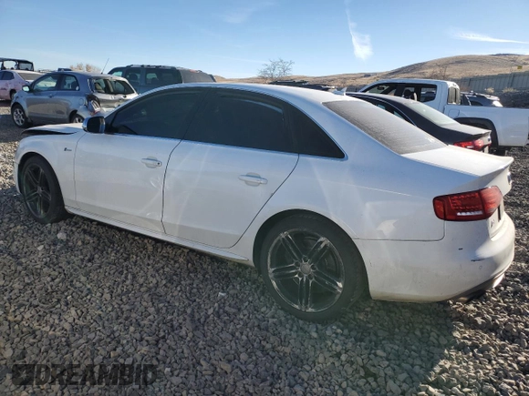 2011 Audi S4 Prestige with VIN WAUKGAFL6BA113179, listed as a Copart auction lot 84441744 with 0 mi miles and Salvage Title. Bid and sale history available at carsss.com. Image 2.