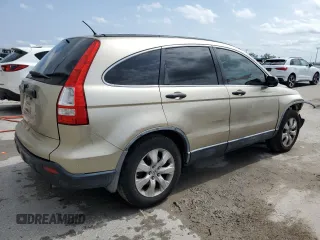 2007 Honda CR-V LX with VIN JHLRE38357C025660, listed as a Copart auction lot 47817285 with 251,275 mi miles and Salvage Title. Bid and sale history available at carsss.com. Image 3.