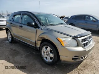 2007 Dodge Caliber SXT with VIN 1B3HB48B27D263783, listed as a Copart auction lot 53116575 with 164,533 mi miles and Salvage Title. Bid and sale history available at DreamBid. Image 4.