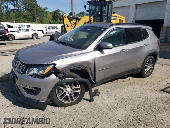 2020 Jeep Compass Latitude with VIN 3C4NJCBB1LT224419, listed as a Copart auction lot 53473975 with 81,002 mi miles and Salvage title. Bid and sale history available at DreamBid. Image 1.