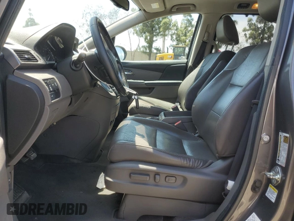 2014 Honda Odyssey EX-L with VIN 5FNRL5H62EB021297, listed as a Copart auction lot 57177375 with 206,641 mi miles and Clean title. Bid and sale history available at DreamBid. Image 7.