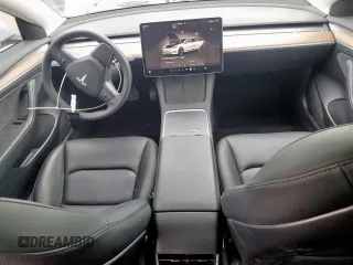 2023 Tesla Model 3 with VIN 5YJ3E1EA3PF562251, listed as a Copart auction lot 58293355 with 16,283 mi miles and Salvage title. Bid and sale history available at DreamBid. Image 8.