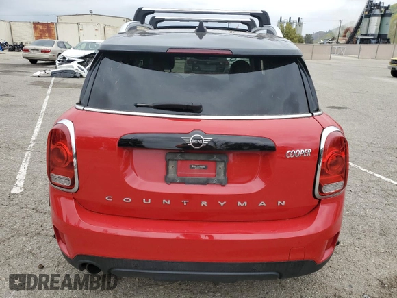 2019 MINI Countryman Cooper with VIN WMZYV5C56K3E82468, listed as a Copart auction lot 55530385 with 71,186 mi miles and Salvage title. Bid and sale history available at DreamBid. Image 6.