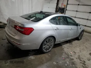 2016 Kia Cadenza Premium with VIN KNALN4D73G5207389, listed as a Copart auction lot 71415864 with 96,030 mi miles and Salvage Title. Bid and sale history available at carsss.com. Image 3.