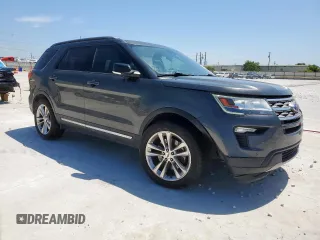 2018 Ford Explorer XLT with VIN 1FM5K7D83JGB03314, listed as a Copart auction lot 61464245 with 172,167 mi miles and Salvage title. Bid and sale history available at DreamBid. Image 4.