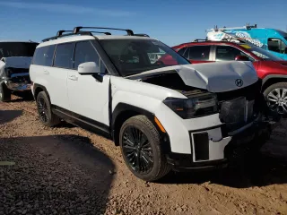 2025 Hyundai Santa Fe Calligraphy with VIN 5NMP5DG1XSH025481, listed as a Copart auction lot 46890225 with 2,152 mi miles and Salvage title. Bid and sale history available at DreamBid. Image 4.