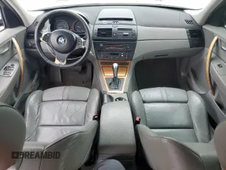 2006 BMW X3 3.0i with VIN WBXPA93486WG81891, listed as a Copart auction lot 52623155 with 217,793 mi miles and Salvage Title. Bid and sale history available at carsss.com. Image 8.