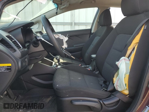 2017 Kia Forte LX with VIN 3KPFK4A73HE074183, listed as a Copart auction lot 45463825 with 112,434 mi miles and Salvage Title. Bid and sale history available at carsss.com. Image 7.
